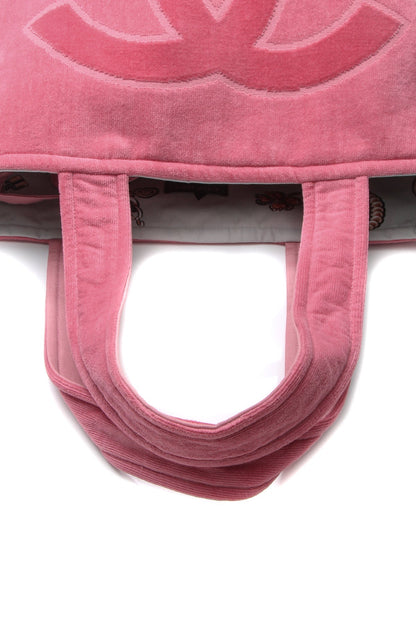 Reversible Beach Towel Tote Bag Set - Pink - image 5