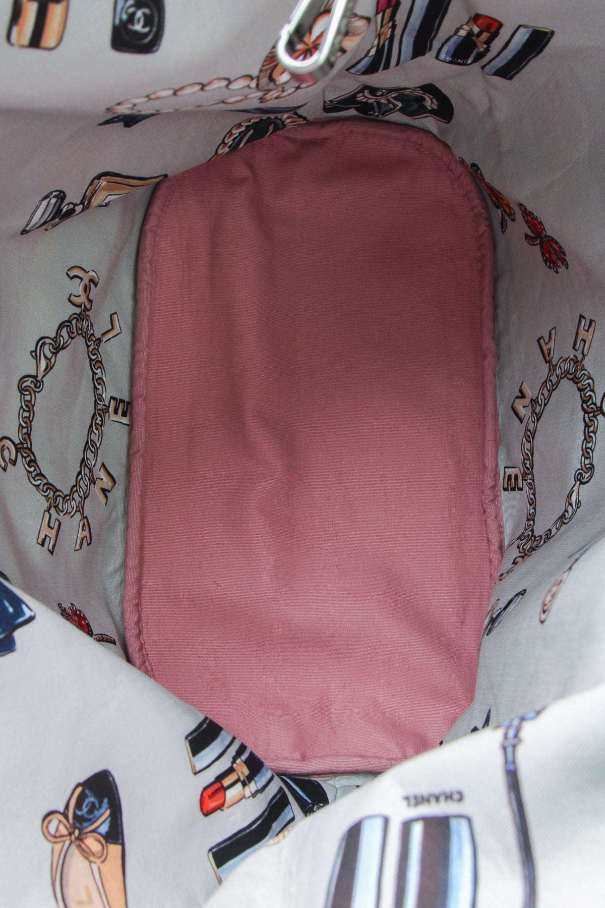 Reversible Beach Towel Tote Bag Set - Pink - image 6