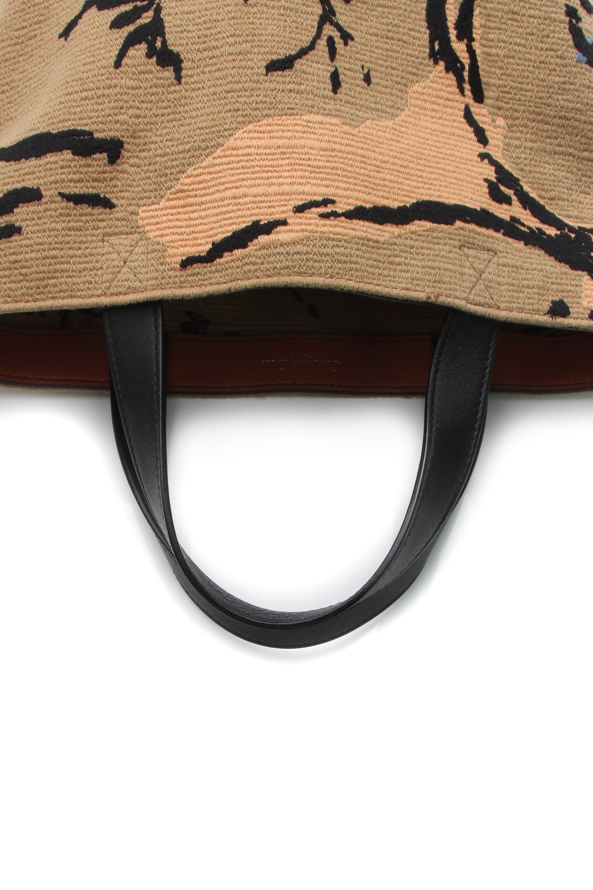 Embroidered Sauvage Tote Bag - Brown - image 5