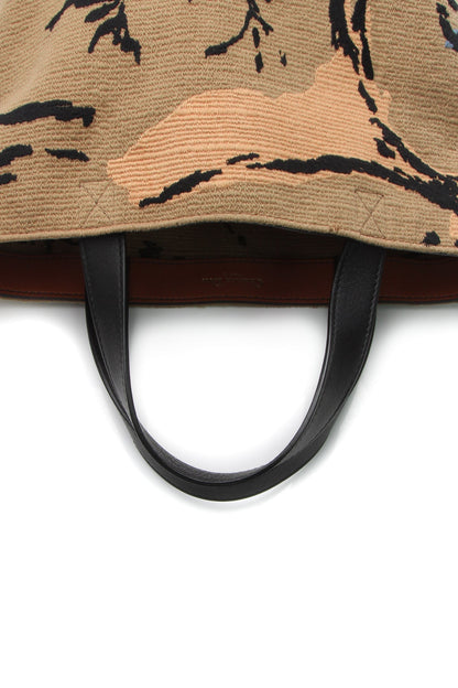 Embroidered Sauvage Tote Bag - Brown - image 5