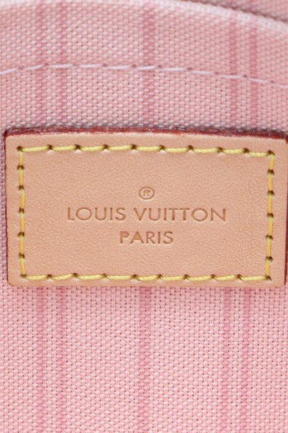 Louis Vuitton Neverfull Pouch Wristlet - Damier Azur - photo 8