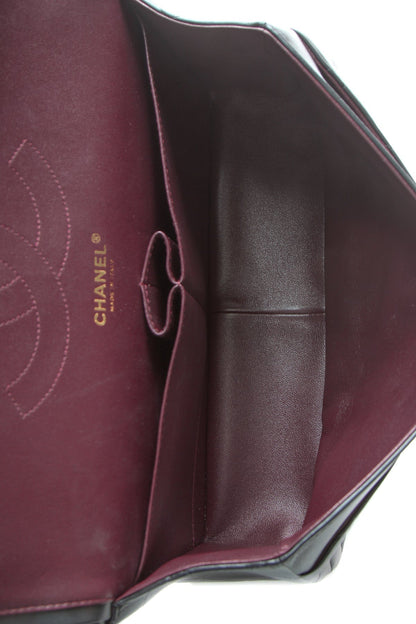 Classic Jumbo Double Flap Bag - Black - image 7