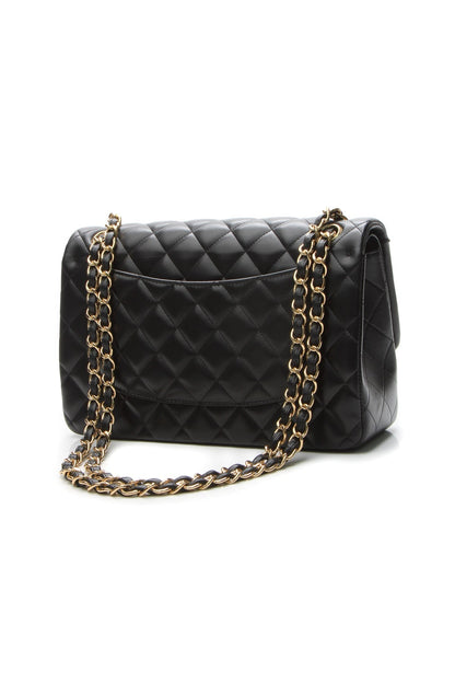 Classic Jumbo Double Flap Bag - Black - image 3