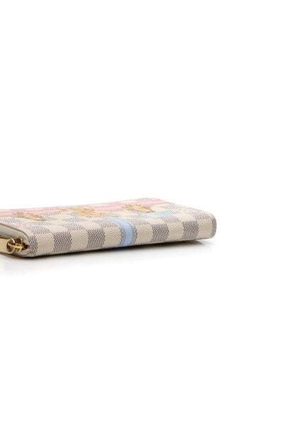Summer Trunks Clemence Wallet - Damier Azur - image 3