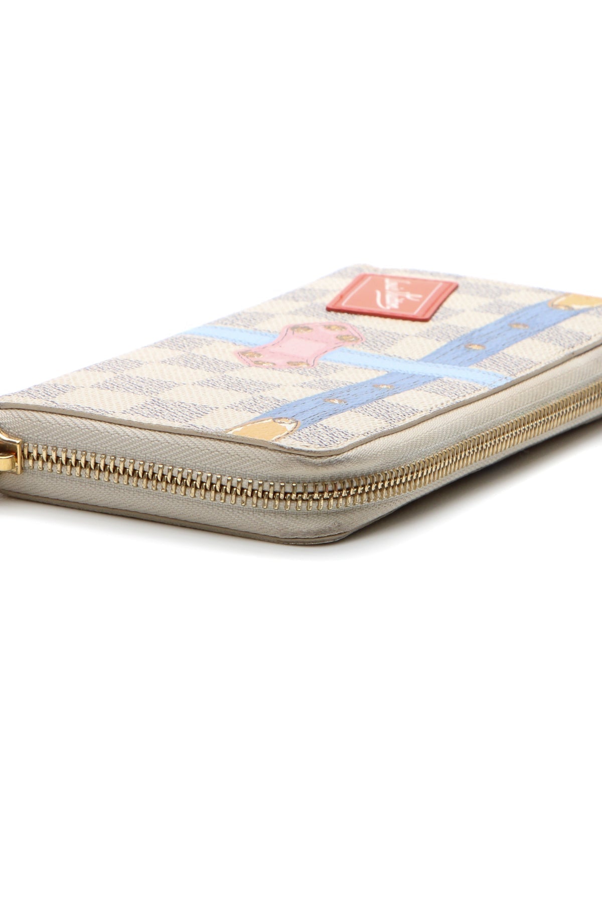 Summer Trunks Clemence Wallet - Damier Azur - image 4