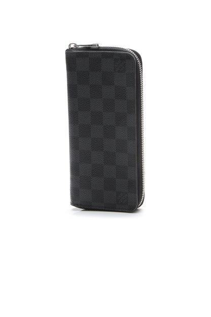 Vertical Zippy Wallet - Damier Graphite - image 1