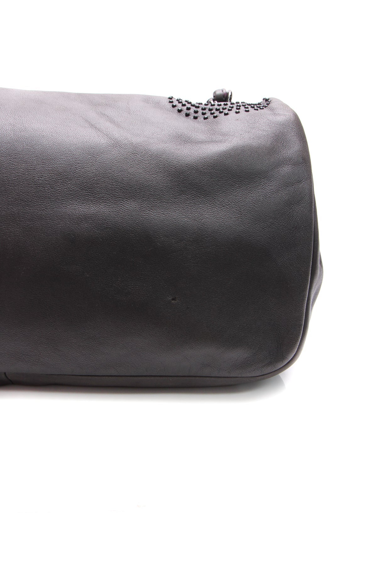 Studded CC Flap Bag - Gray - image 7