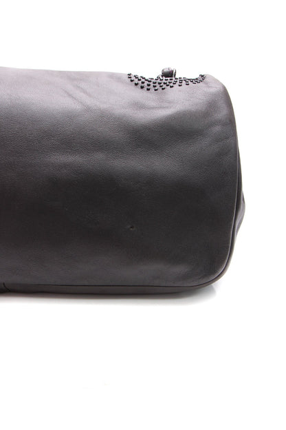Studded CC Flap Bag - Gray - image 7