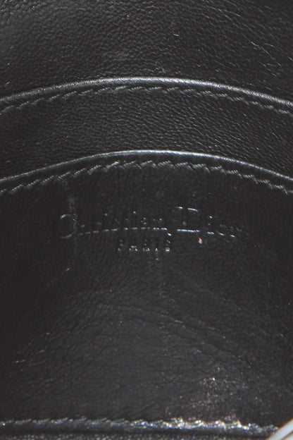 Cannage Mini Flap Chain Bag - Black - image 7