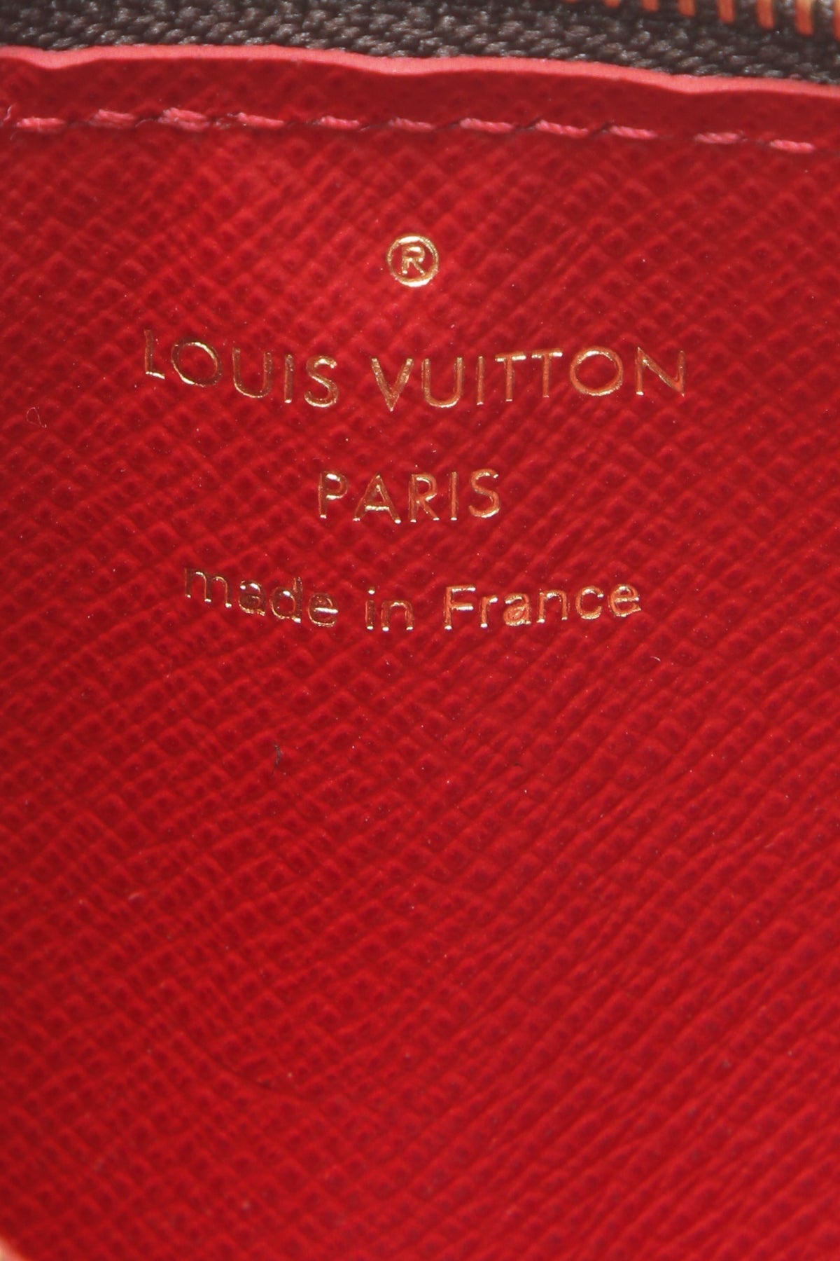 Recto Verso Card Holder - Damier Ebene/Red - image 7