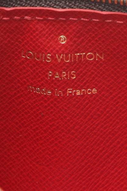 Recto Verso Card Holder - Damier Ebene/Red - image 7