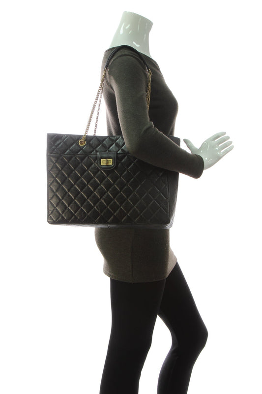 2.55 Reissue Shopping Tote Bag - Black - image 2