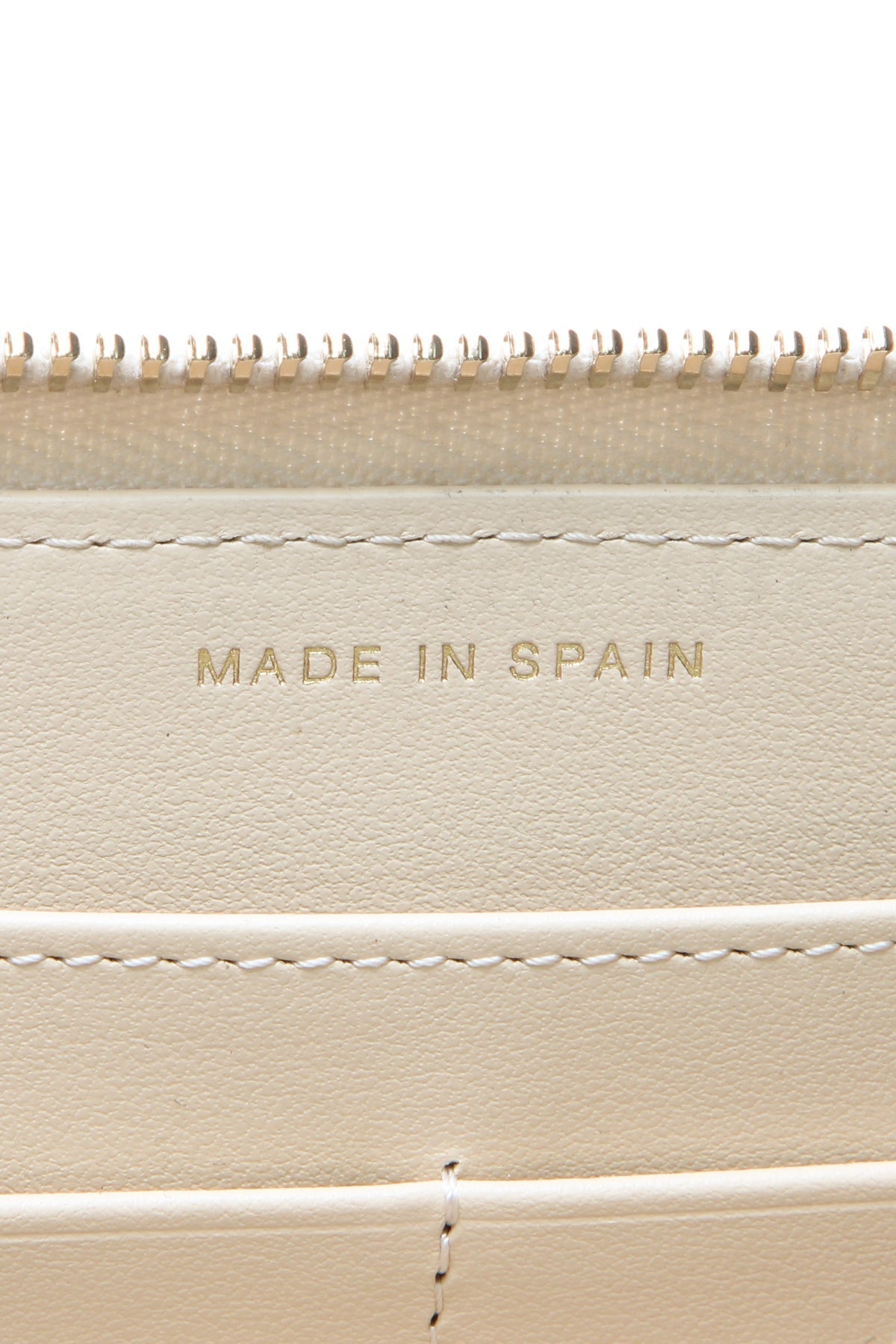 Quilted 19 Zip-Around Wallet - Beige - image 7