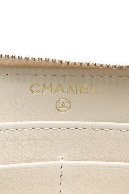 Quilted 19 Zip-Around Wallet - Beige - image 6