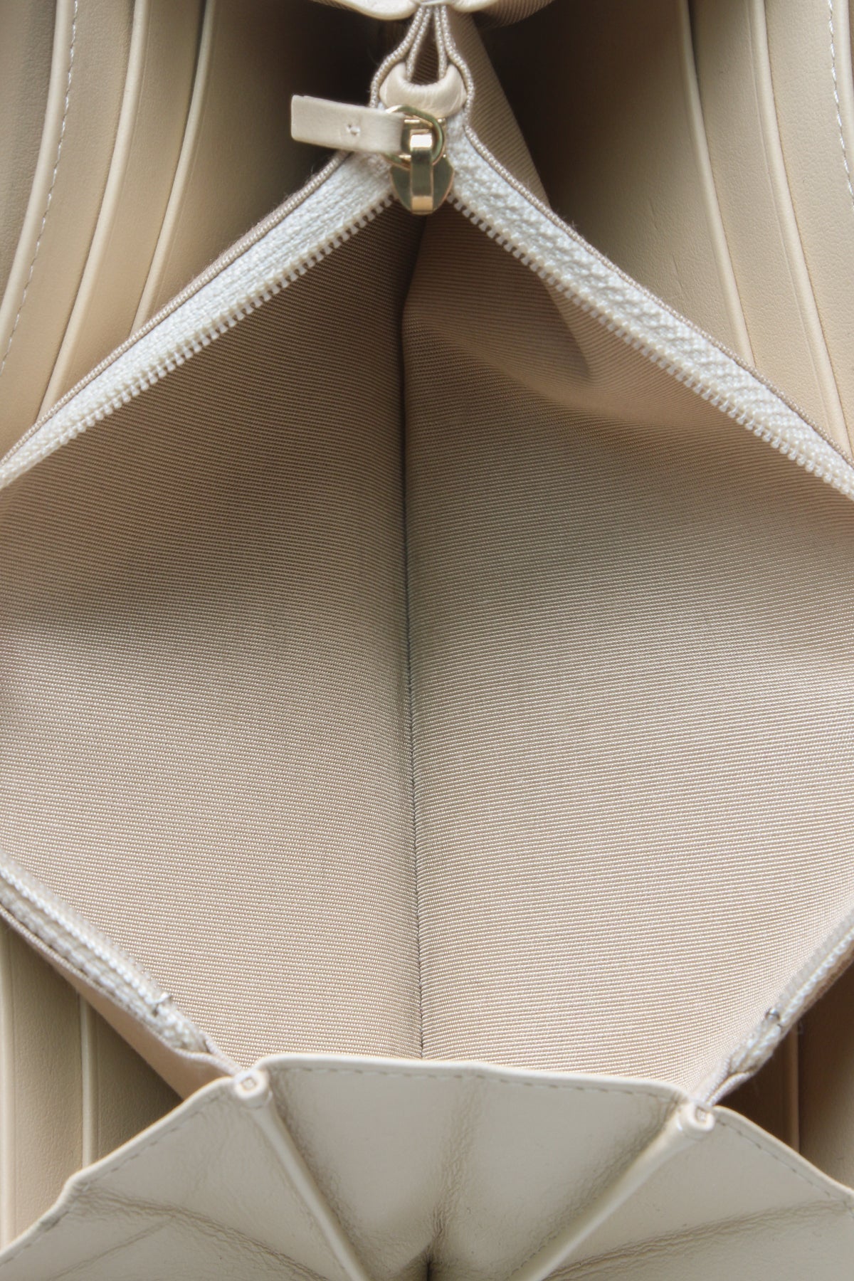 Quilted 19 Zip-Around Wallet - Beige - image 5