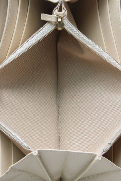 Quilted 19 Zip-Around Wallet - Beige - image 5