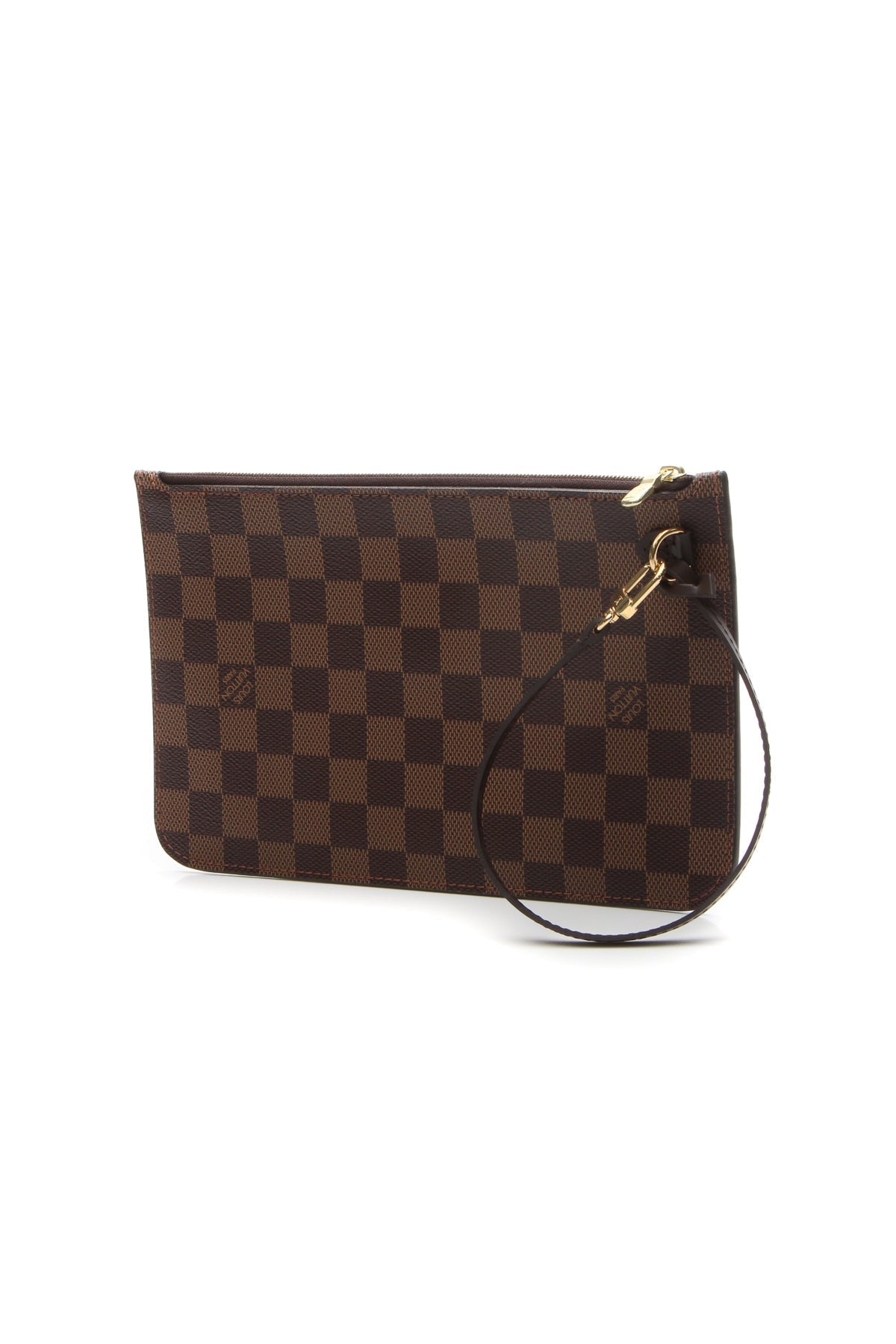 Louis Vuitton Neverfull Pouch Wristlet - Damier Ebene - photo 3