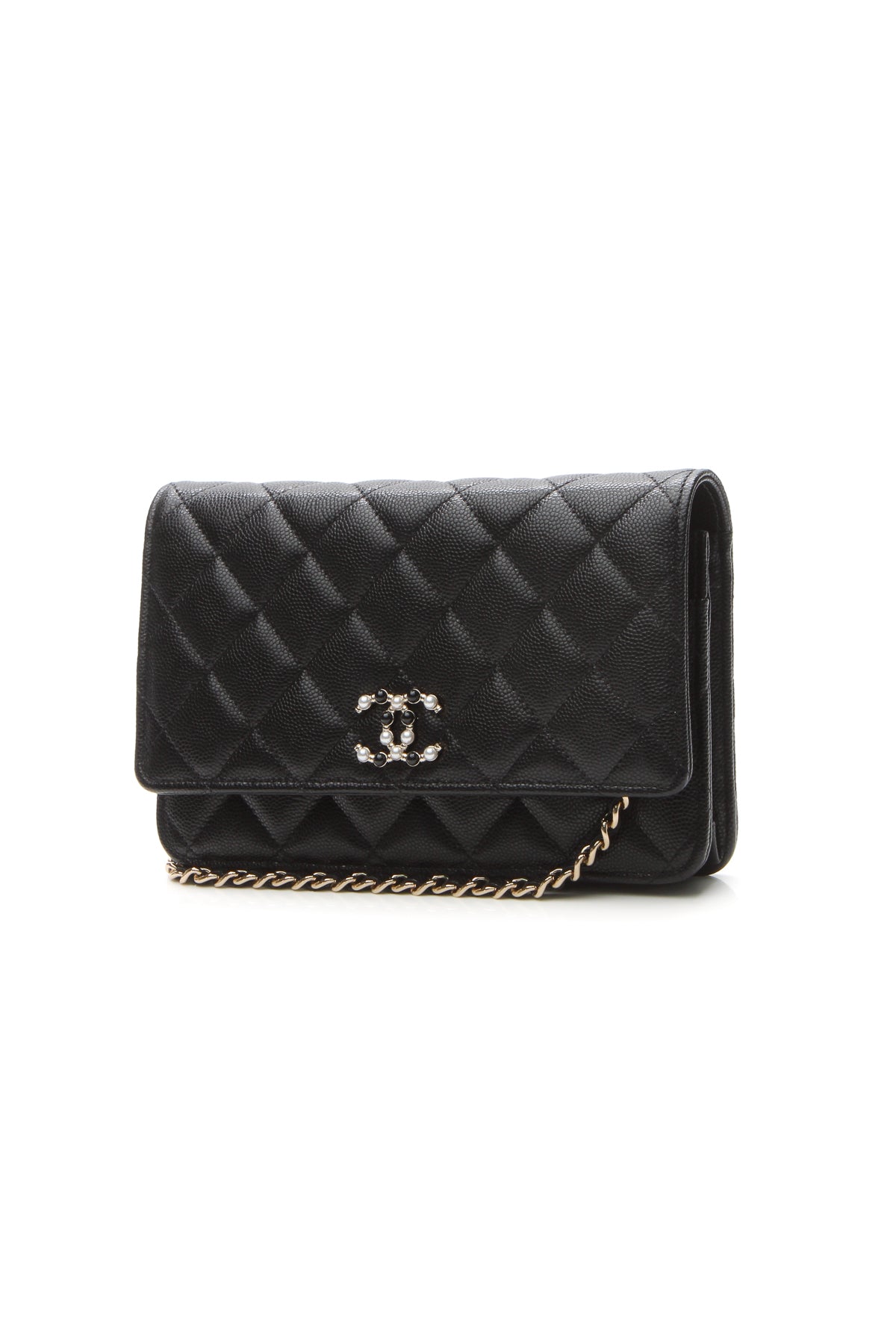 Chanel Quilted Candy WOC Crossbody Bag - Black - photo 1
