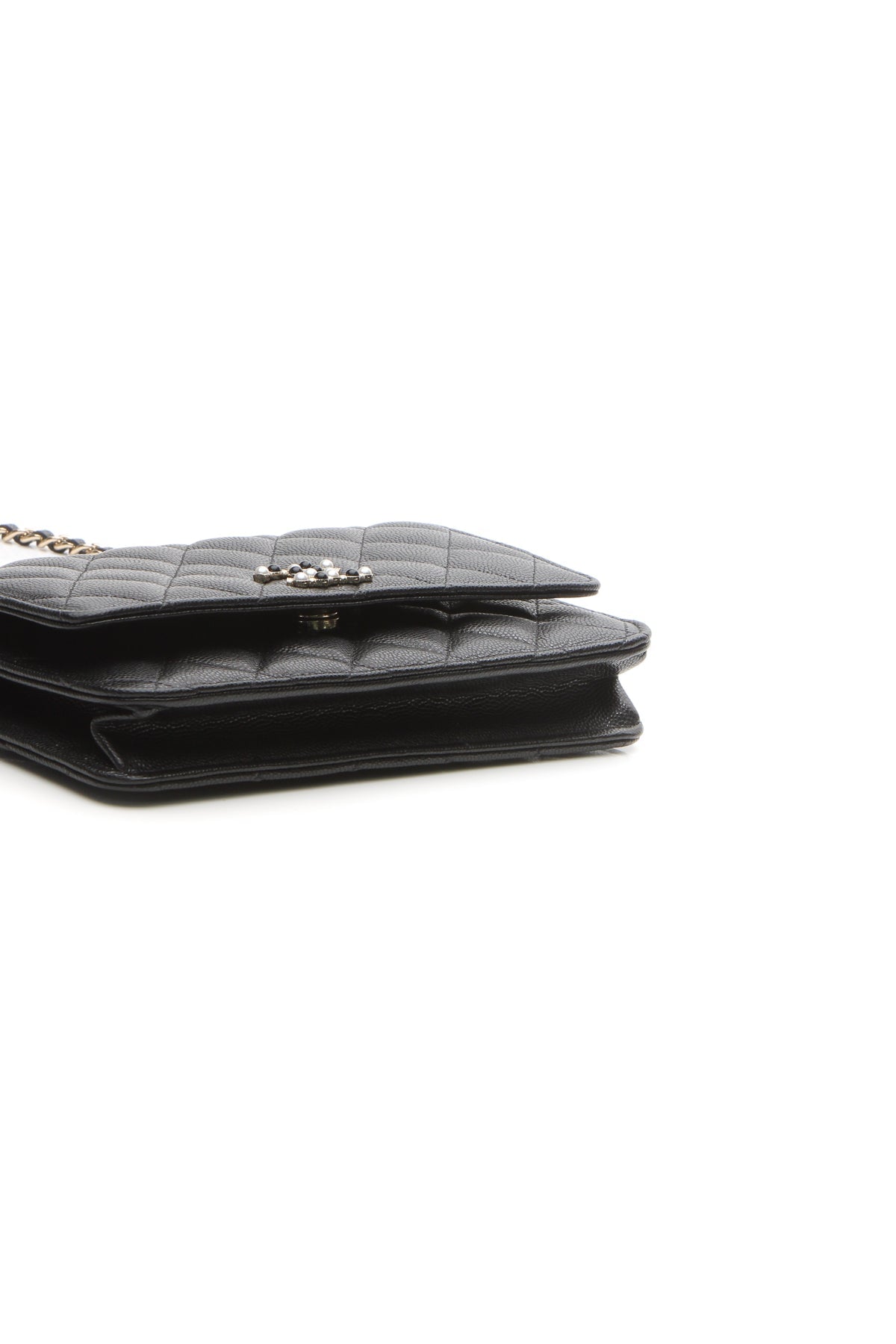 Chanel Quilted Candy WOC Crossbody Bag - Black - photo 4