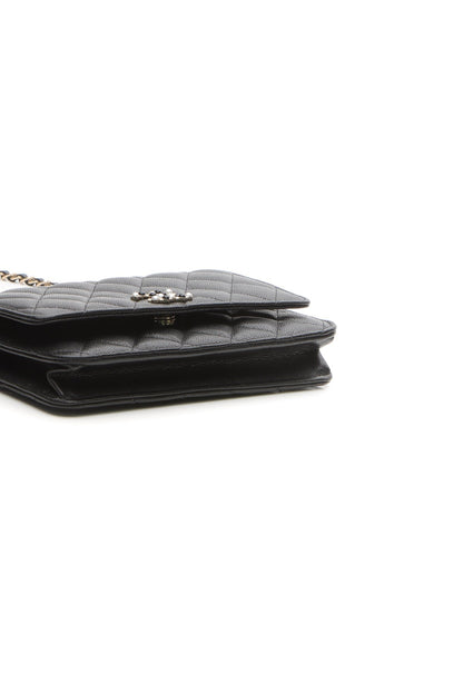 Chanel Quilted Candy WOC Crossbody Bag - Black - photo 4