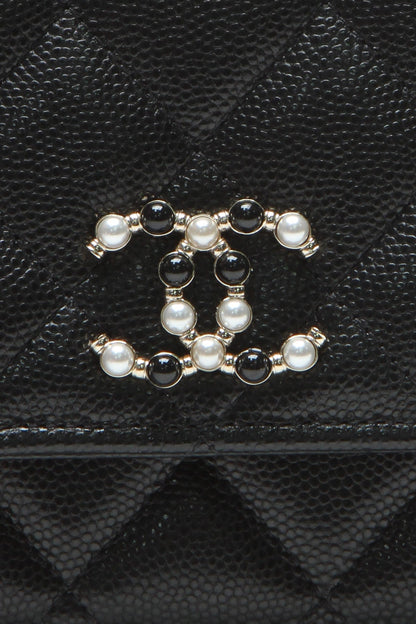 Chanel Quilted Candy WOC Crossbody Bag - Black - photo 6