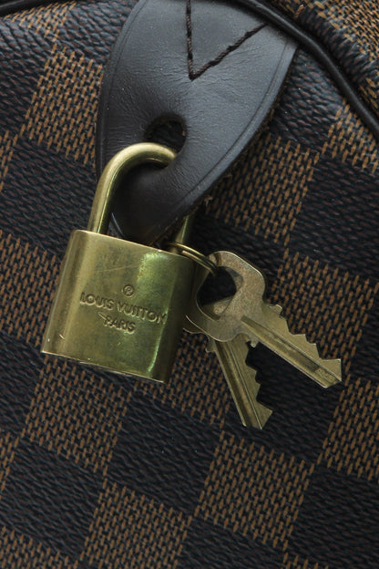 Louis Vuitton Speedy 35 Bag - Damier Ebene - photo 9