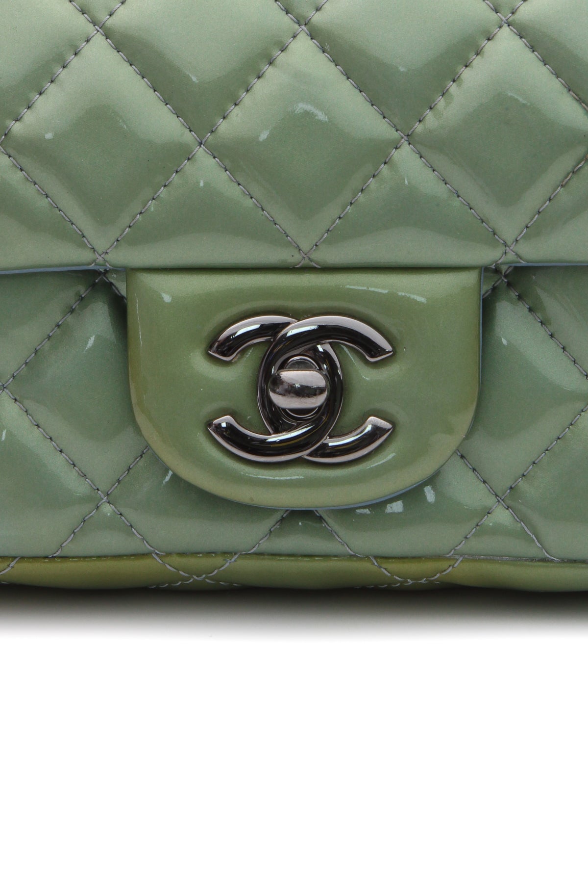Extra Mini Rectangular Flap Bag - Green - image 6