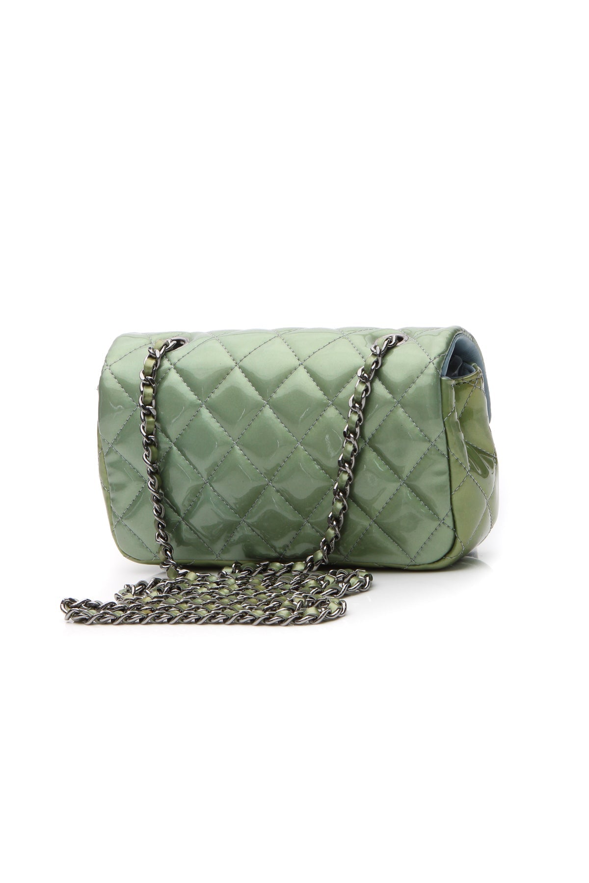 Extra Mini Rectangular Flap Bag - Green - image 3