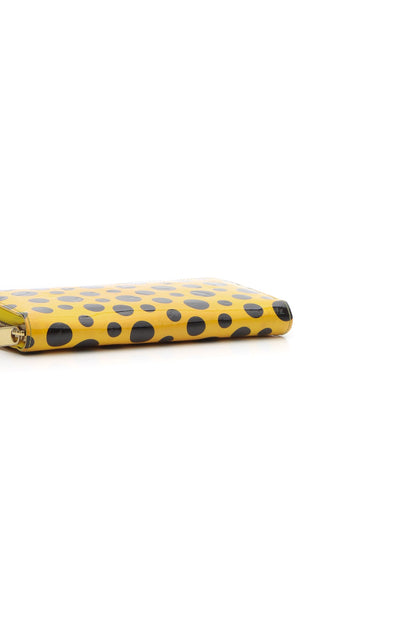 Vernis Kusama Dots Zippy Wallet - Yellow/Black - image 3