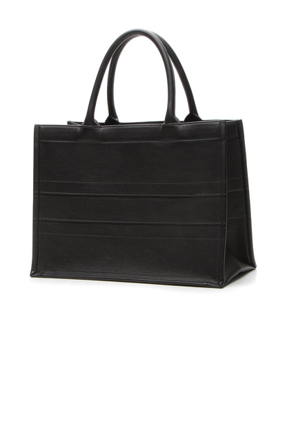Small Book Tote Bag - Black - image 3