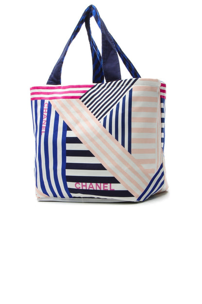 La Pausa Reversible Beach Tote Bag - Blue - image 3