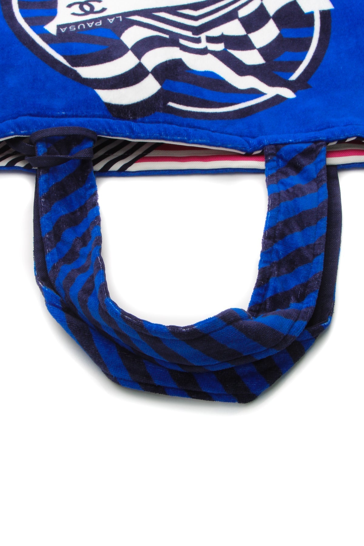 La Pausa Reversible Beach Tote Bag - Blue - image 4