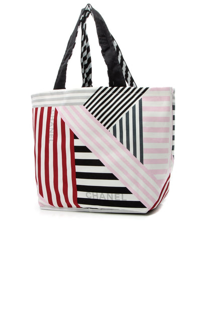 La Pausa Reversible Beach Tote Bag - White - image 4