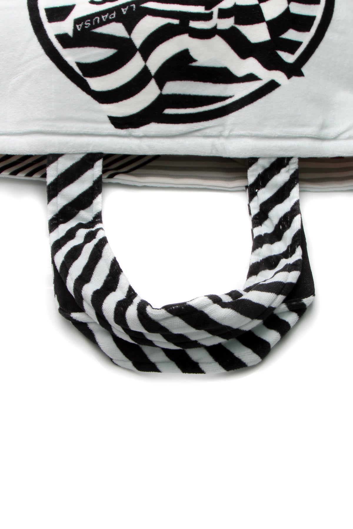 La Pausa Reversible Beach Tote Bag - White - image 6