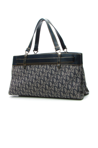 Vintage Trotter Horizontal Tote Bag - Navy - image 3