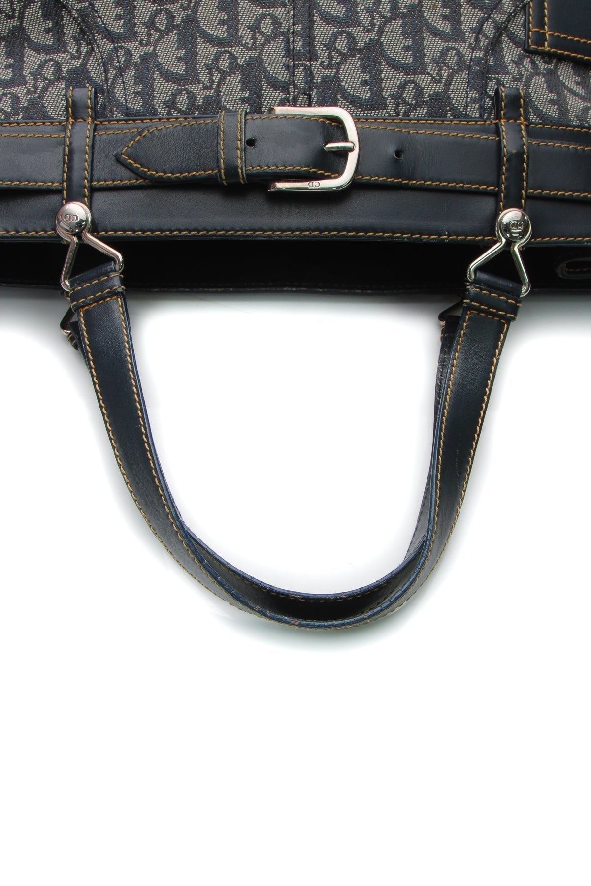 Vintage Trotter Horizontal Tote Bag - Navy - image 7
