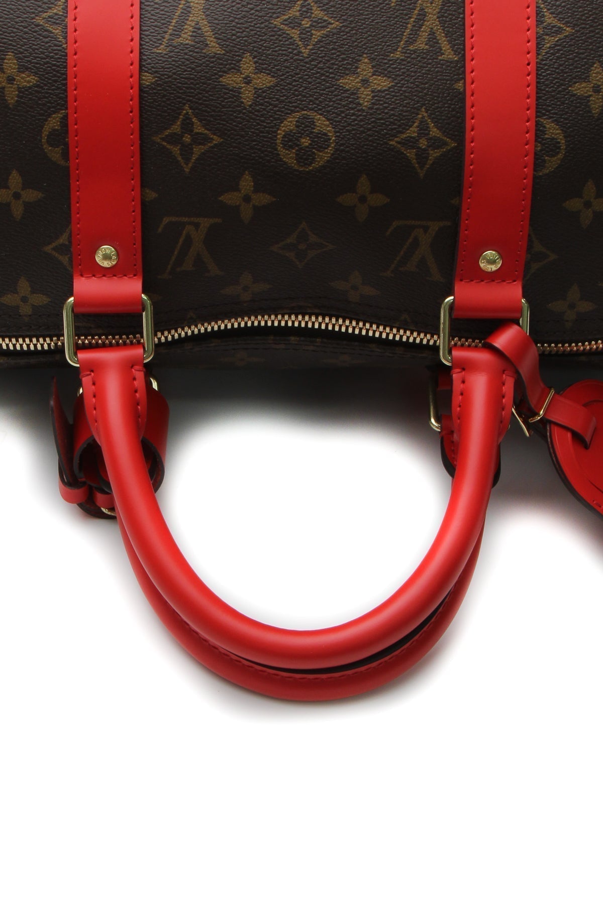 Louis Vuitton Keepall Bandouliere 50 Travel Bag - Monogram/Coquelicot - photo 6