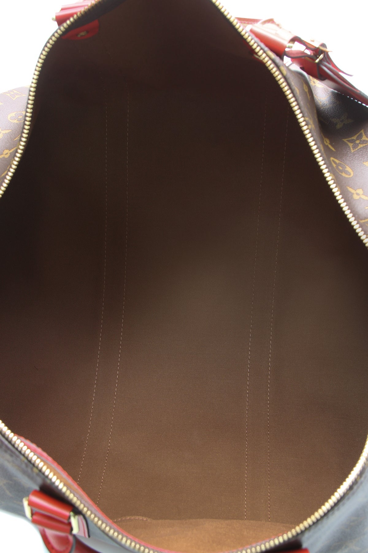 Keepall Bandouliere 50 Travel Bag - Monogram/Coquelicot - image 7