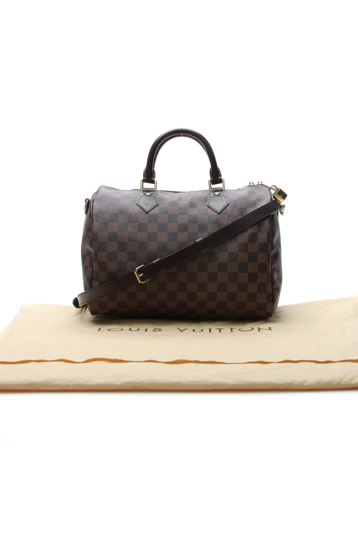 Louis Vuitton Speedy Bandouliere 30 Bag - Damier Ebene - photo 11