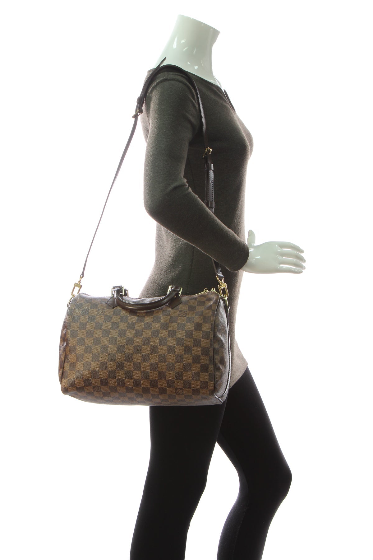 Louis Vuitton Speedy Bandouliere 30 Bag - Damier Ebene - photo 2