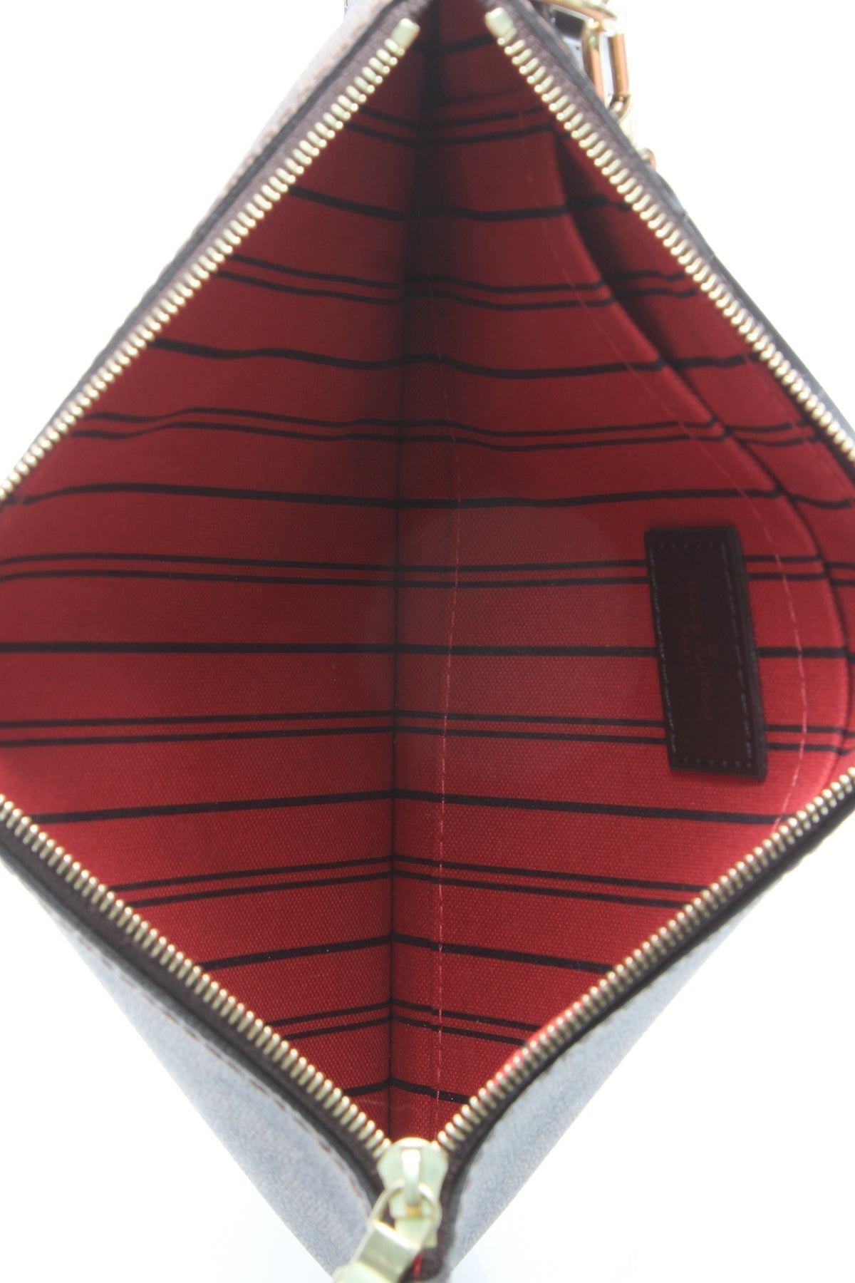 Louis Vuitton Neverfull Pouch Wristlet - Damier Ebene - photo 6