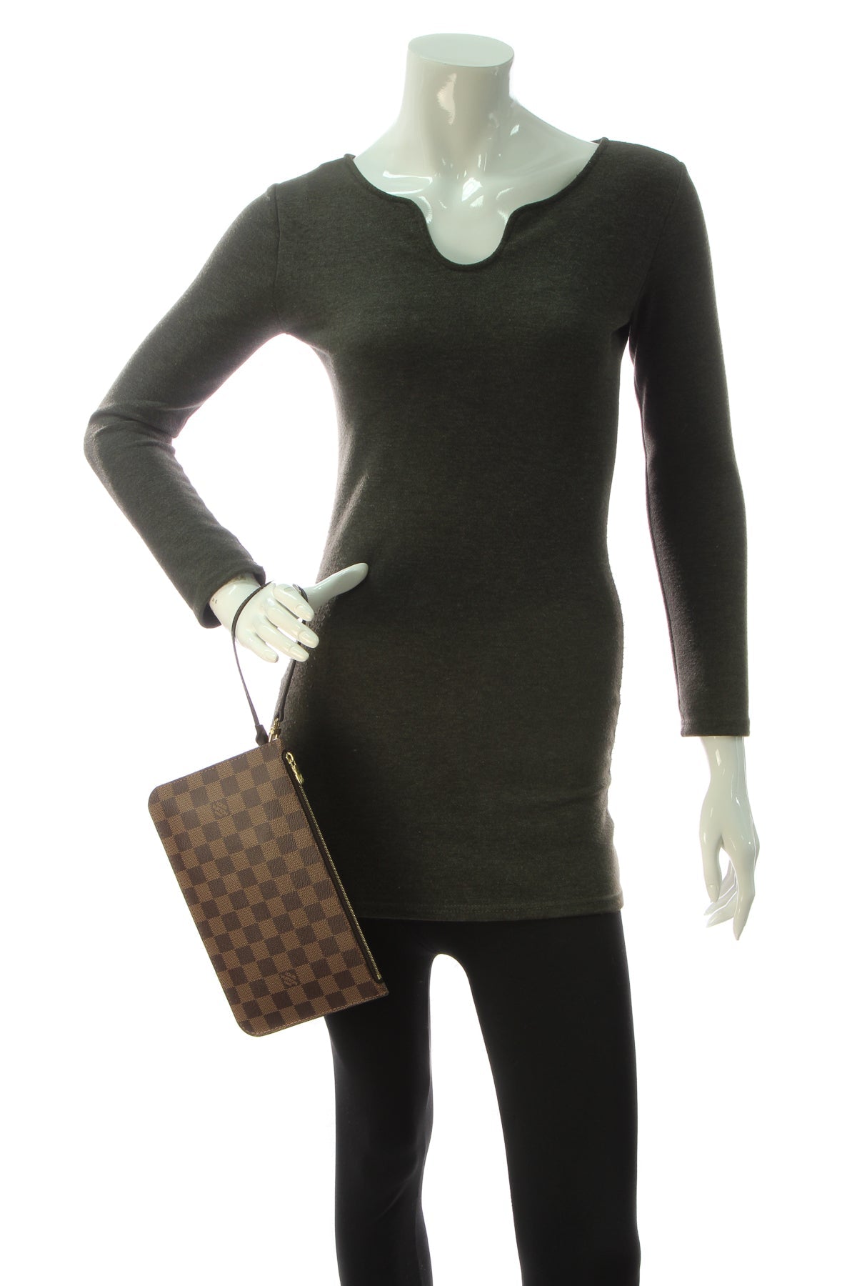 Neverfull Pouch Wristlet - Damier Ebene - image 2