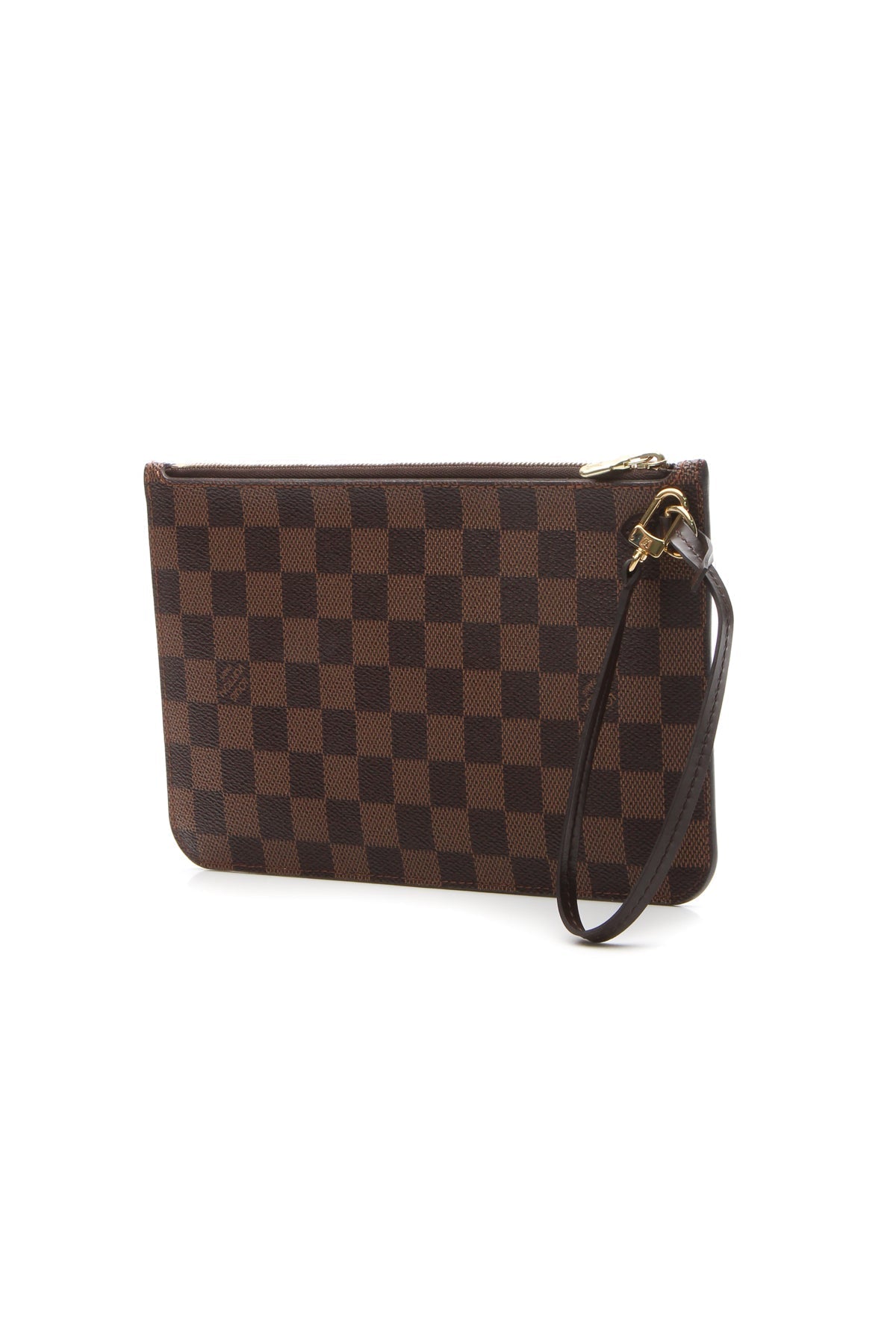 Louis Vuitton Neverfull Pouch Wristlet - Damier Ebene - photo 3