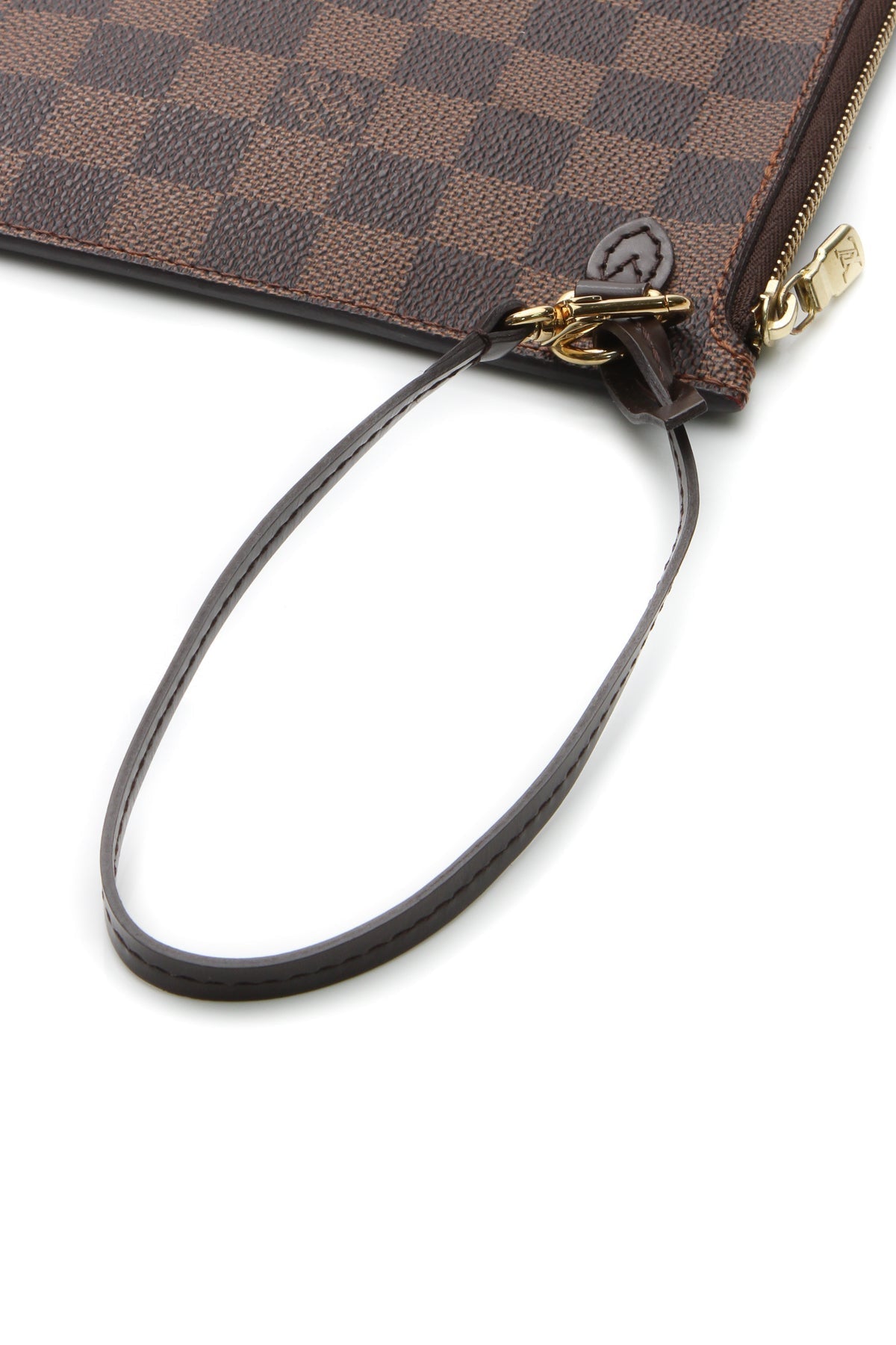 Louis Vuitton Neverfull Pouch Wristlet - Damier Ebene - photo 5
