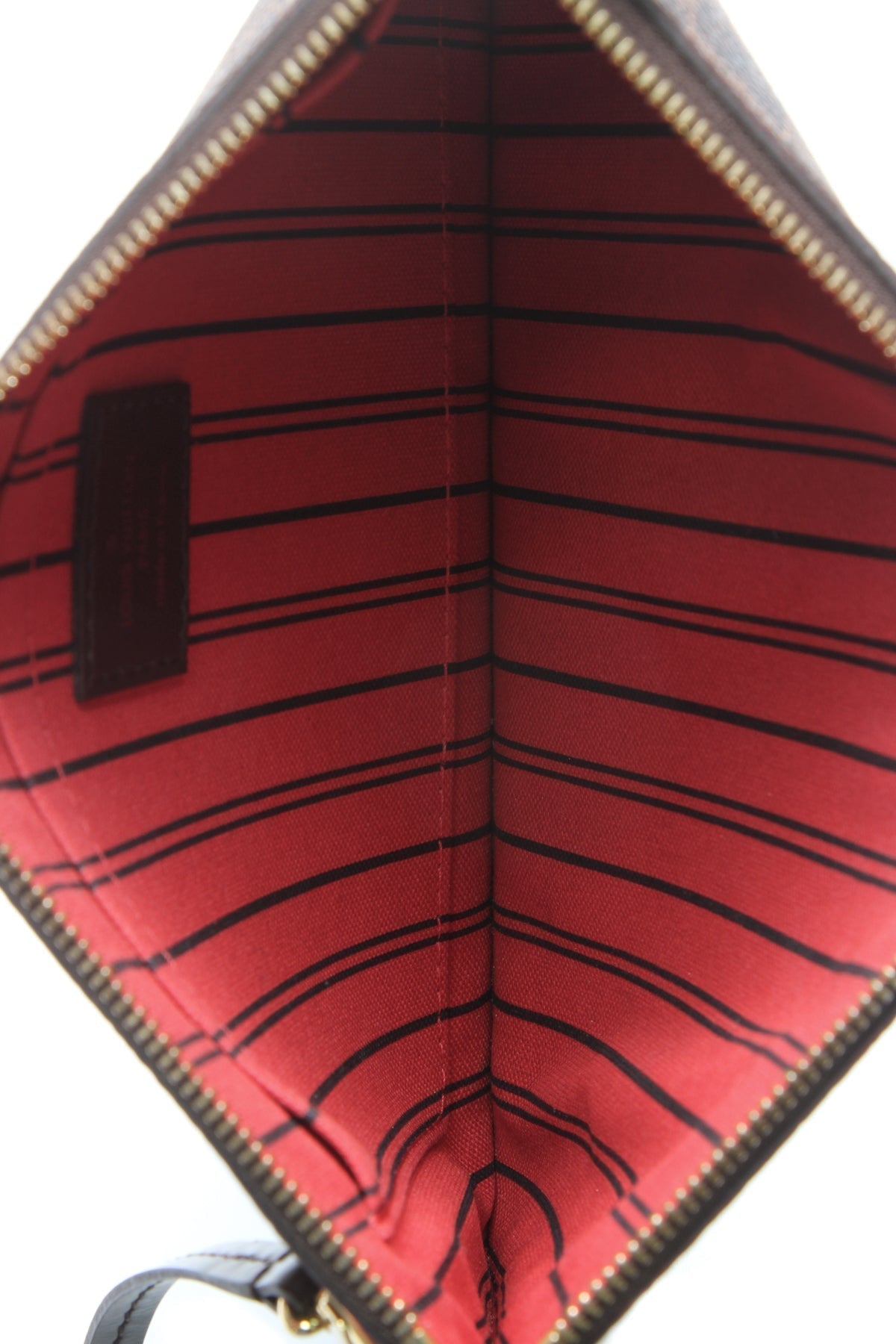 Louis Vuitton Neverfull Pouch Wristlet - Damier Ebene - photo 6