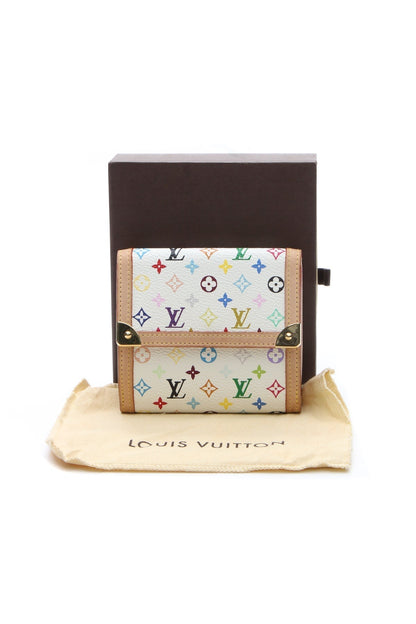 Porte-Monnaie Billets Wallet - White Multicolore Monogram - image 12