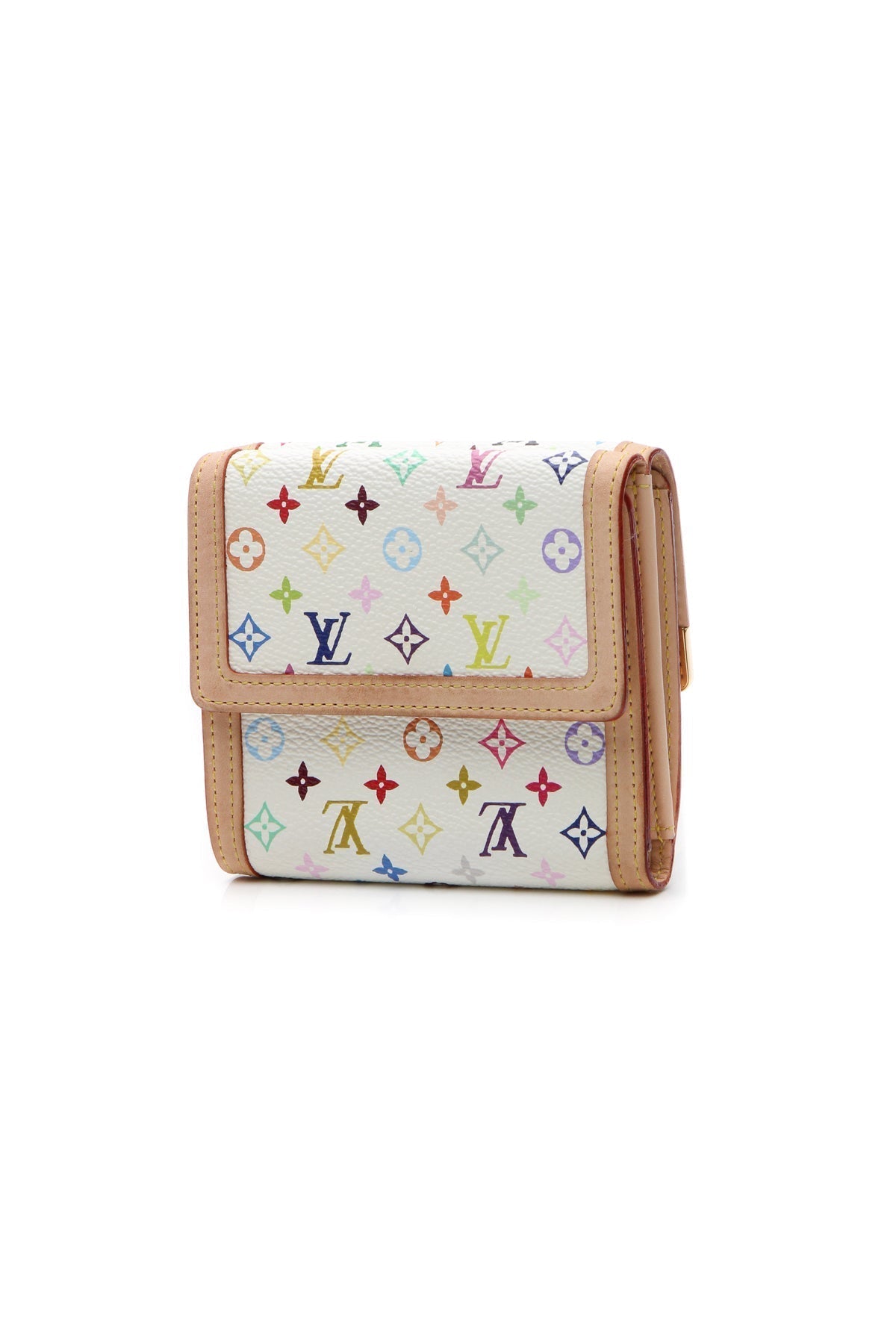 Porte-Monnaie Billets Wallet - White Multicolore Monogram - image 2