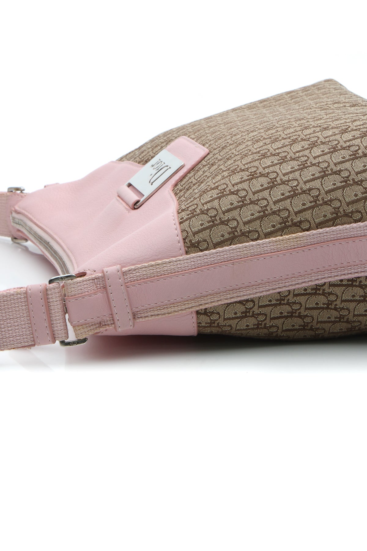 Street Chic Messenger Bag - Beige/Pink - image 7