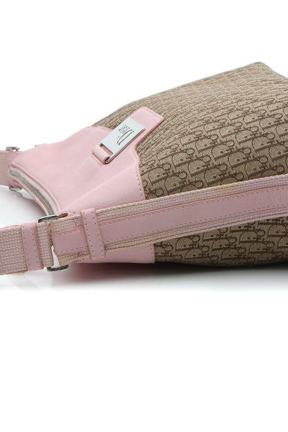 Street Chic Messenger Bag - Beige/Pink - image 7