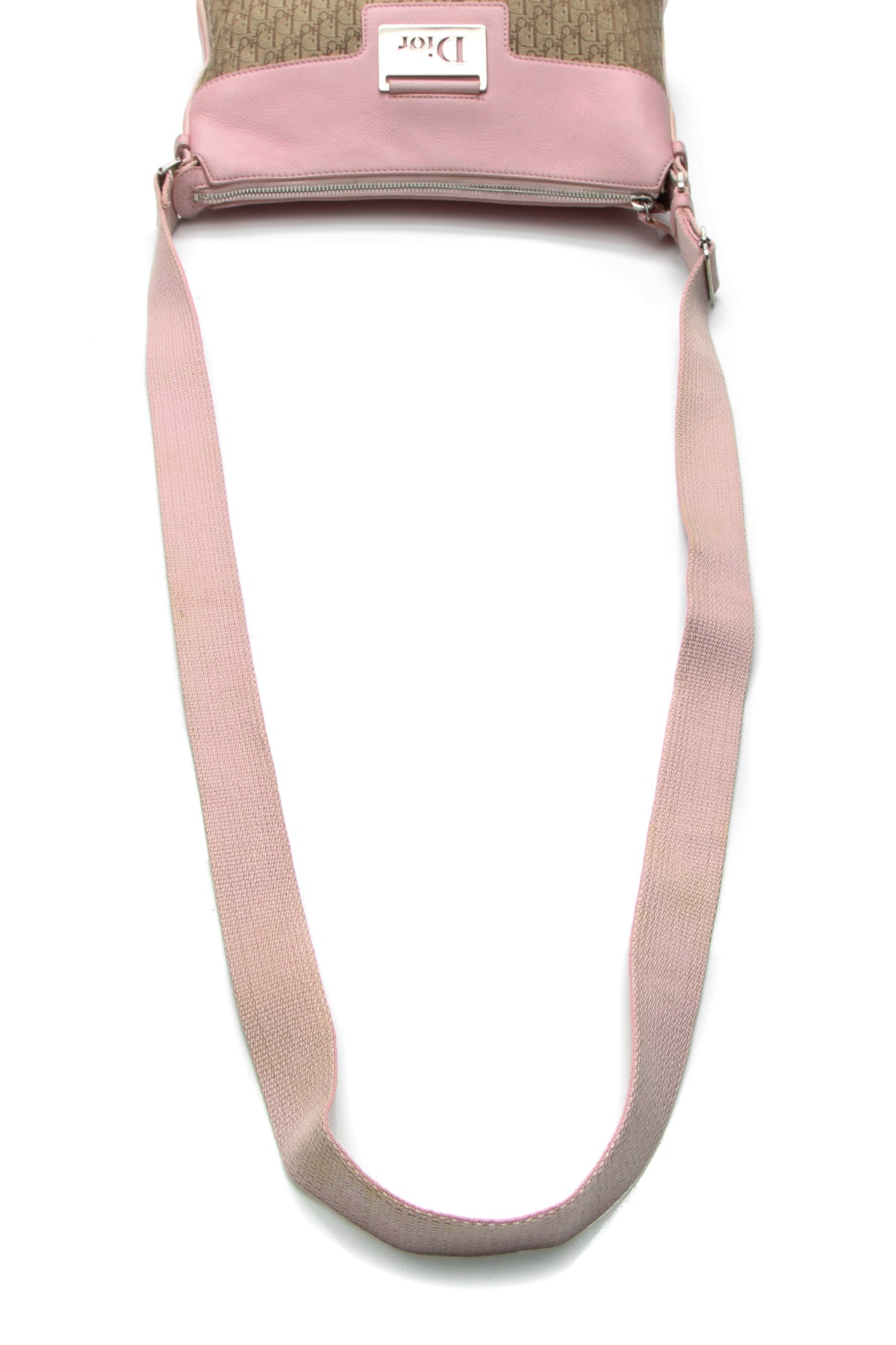 Street Chic Messenger Bag - Beige/Pink - image 5